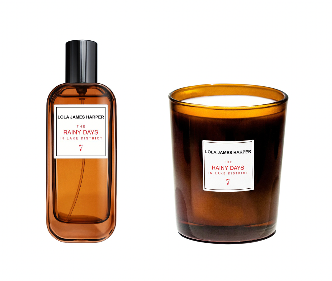 몰약 - 일랑일랑 - 라브다넘, 레이크 디스트릭트의 비 오는 날들 캔들 로라 제임스 하퍼